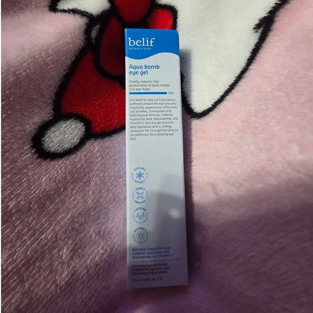 Belief Aqua Bomb Eye Gel - 15 ml - NEW